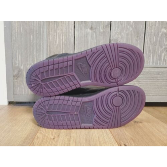 Air Jordan 1 Flight 4 Black Blue Purple Basketball Shoe Sneaker 8 W 828245-054 - Picture 5 of 9